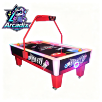 Arcadix Machine de jeu de hockey sur air à monnayeur, Table de hockey sur air, 2 joueurs, pour usage commercial en intérieur, pour enfants, vente en gros