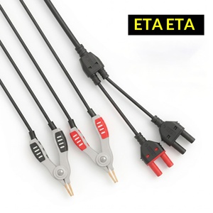 Multimètre de bureau TTLTES ETA4558 avec sondes de test Kelvin à quatre fils plaquées or pour la mesure de la résistance, fabriqué en Chine - Product Image 1