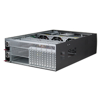 Boîtier tour 4U 8049ETX-8 prenant en charge les cartes mères 12"*13" avec planche arrière 12GB MINI HD SGPIO pour l'IA, le calcul en cloud et les Big Data