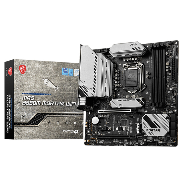 MSI MAG B560M MORTAR WIFI CEC DDR4 Gaming Motherboard with LGA 1200 Socket Supports 10th and 11th Gen Intel Core Processor