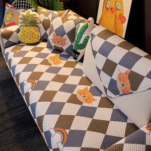 ผ้าคลุมโซฟาอเนกประสงค์4ฤดูสำหรับฤดูใบไม้ร่วงและฤดูหนาวชุดผ้าคลุมหลังแบบเรียบง่ายผ้า2025ใหม่ - Product Image 2