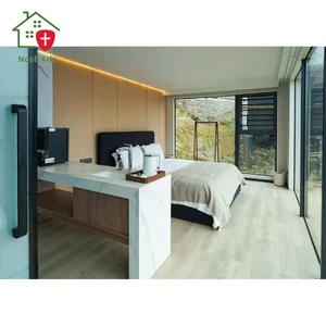 โครงเหล็กชุบสังกะสีแบบเคลื่อนที่ได้โครงสร้างเหล็กหรูหราบ้านแคปซูลบ้านพายเรือโรงแรมสำเร็จรูป - Product Image 6