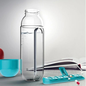 Wholesale 1PC 600ml Sports <b>Plastic</b> Water Bottle Combine Daily Pill Boxes Capsule <b>Cup</b> Medicine Organizer <b>Drinking</b> Bottles - Product Image 6