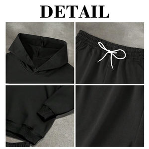 KINGSEN Vente en gros Ensemble sweat à capuche et pantalon de survêtement pour homme, personnalisé avec impression sérigraphiée, respirant, style streetwear, en molleton épais pour l'hiver - Product Image 5