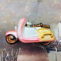 Décoration de voiture en verre soufflé pour pendentifs d'arbre de Noël artificiels r ornements d'intérieur de vacances décoration de cadeau