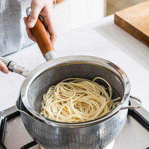 פרמיה 304 נירוסטה מסננת מטבח רשת בסדר מסנן עגול עבור מסננת מתכת לשימוש ביתי - Product Image 5