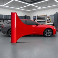 1.52*16.5m voiture TPU autocollants Film Wrap brillant cristal PPF auto-cicatrisant rouge coloré peinture Protewction Film