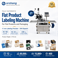 Machine d'étiquetage automatique pour surfaces planes, pour sacs, pochettes, petits produits plats, étiqueteuse de haute précision, certifiée CE