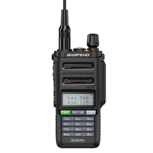 Walkie Talkie Impermeable con Cargador Tipo-C, Potente <span class=keywords><strong>Radio</strong></span> de 8W BF <span class=keywords><strong>UV9R</strong></span> PRO V2 HF UHF, Portátil de Doble Banda para Baofeng - Product Image 1