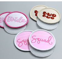 Usine d'origine nouveau fer à repasser sur les vêtements patchs personnalisés étiquette 3D patch de broderie en relief