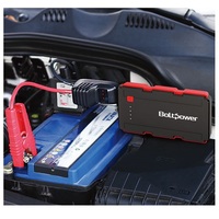 Démarreur de voiture 12V 8000mAh, 800A de crête, démarre les véhicules essence 5.0L et diesel 4.5L, avec lumière LED, batterie au lithium