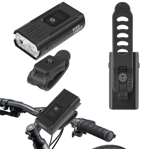 ไฟจักรยาน 1500mAh แบบชาร์จไฟได้ ไฟหน้า LED พร้อมหน้าจอดิจิตอล กันน้ำ IpX4 สำหรับจักรยาน - Product Image 1