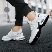Vente en Gros Chaussures de Marche Respirantes Personnalisées pour Hommes, Noires Toutes Saisons avec Fermeture à Lacets