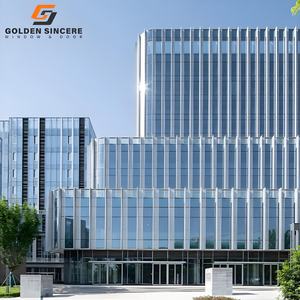 GS Modern Aluminum Glass Window <b>Curtain</b> Wall System for High-rise Building - Product Image 1
