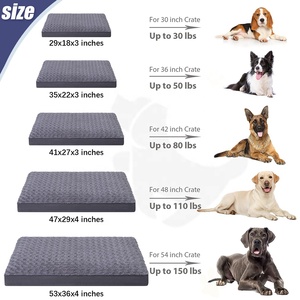 Wasserdichtes rosa samt Weiches flauschiges waschbares großes orthopädisches Hundebett mit abnehmbarem Bezug - Product Image 6