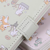 Carnet professionnel A6 à grille de points - Cahier exécutif en bois à couverture rigide avec couverture en papier élégante