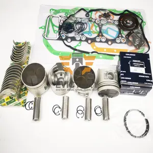 Kit de reconstrução para mitsubishi 4m41 4m42, conjunto completo de partes do motor diesel e escavadeira