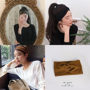 Automne et hiver bandeau en tissu <span class=keywords><strong>court</strong></span> coupe-vent haute élasticité bandeau bébé accessoires en gros bandeau élastique à larges bords - Product Image 5