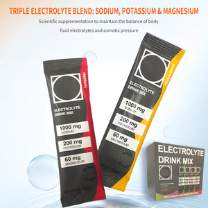 Mistura de Eletrólitos em Pó Personalizada para Bebida Hidratante, Suplemento Alimentar Certificado HACCP, Livre de OGM, Suporte Energético - Product Image 5