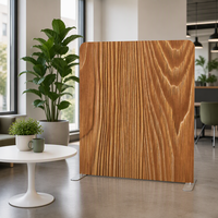 Support d'affichage publicitaire avec toile tendue en tissu sublimé à motif paysage naturel pour stand de salon professionnel et décoration intérieure