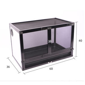 Escalade art <span class=keywords><strong>PAYI</strong></span> croix PVC escalade boîte pour animaux de compagnie cage lézard Rutine poulet caméléon boîte pour animaux de compagnie élevage pour animaux de compagnie - Product Image 1