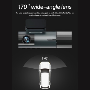 Dash Cam phía trước và phía sau, 1080P Dash Camera cho xe ô tô, 3 kênh xe máy ảnh phía trước phía sau và bên trong, tầm nhìn ban đêm, G-<span class=keywords><strong>sensor</strong></span>, Wifi - Product Image 5