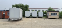 Toilettes mobiles de luxe personnalisées, conteneur portable pour extérieur public, remorque mobile de luxe