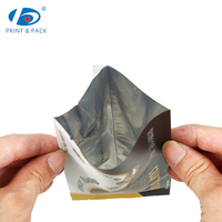 Sacs en plastique avec impression personnalisée VMPET, emballages alimentaires, sachets plats scellés à l'arrière pour bonbons, chocolats, en-cas