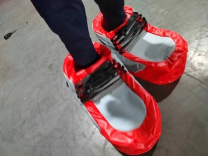 Tốc Độ Bơm Hơi Lớn Giày Đội Xây Dựng Hoạt Động Trò Chơi Thể Thao Khổng Lồ Bigfoot Bouncy Giày PVC Miếng Bọt Biển Khởi Động - Product Image 6