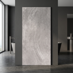 Carreaux de revêtement mural et de sol en porcelaine mate rustique Electo Silver 600x1200mm - Product Image 1