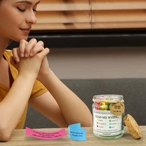 Incoraggiante vaso di versi della Bibbia 90 carte colorate in versi della Bibbia che incoraggiano il barattolo di carte per versi della Bibbia per la preghiera e la <span class=keywords><strong>speranza</strong></span> - Product Image 5
