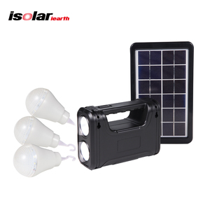 LED אור Gd-8017 נייד מגורים אנרגיה ערכת פנל סולארי ערכת בית מיני שמש כוח ערכת תאורת מערכת עבור אפריקה - Product Image 2
