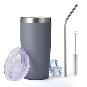 Vaso Térmico de Viaje con Logotipo Personalizado, de Acero Inoxidable Aislado, 10 oz, para Bebidas Frías y Calientes, para Viajes, Oficina, Campamento - Product Image 1