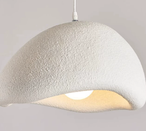 Lámpara Colgante Moderna Minimalista Nórdica con Forma de Nido de Pájaro para Isla de Cocina, Lámpara Colgante Blanca Estilo Wabi Sabi para Decoración de Bodas - Product Image 6