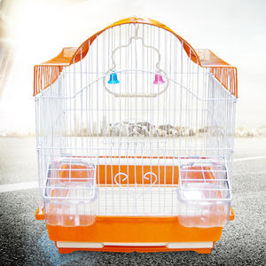 2022 yeni düşük adedi OEM kuş kafesi plastik tepsi ile metal papağan kuş kafesi hayvan kafesleri - Product Image 2
