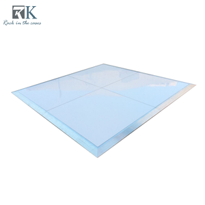 Interlocking Dance Floor Fireproof Dance Flooring Mobile Dance Floor with Aluminum Edges Non-Slip Dance Floor Panels for Dance - Product Image 1
