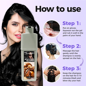 Joynna Halal <span class=keywords><strong>Henna</strong></span> 5Min Hair Color <span class=keywords><strong>Shampoo</strong></span> Wild Olive Argan Oil 200ml Crema Cubierta Gris Fragancia Amoníaco PPD Libre - Product Image 2