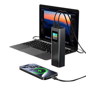 20000mAh siêu nhanh phí 100W máy tính xách tay ngân hàng điện Type-C LED hiển thị 22.5W 100W 20000mAh công suất cao PD nhanh chóng phí điện - Product Image 1