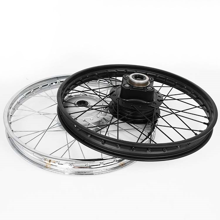 CG125用前後ホイールリムセット｜アルミ合金製 スポークリム