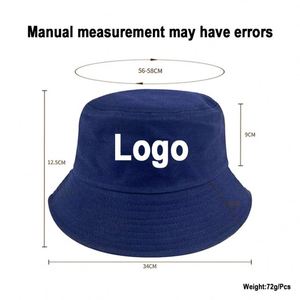 Custom Reversible Logo Support Embroidery Craft Sunscreen Fisherman <b>Bucket</b> Caps Travel Fishing Casual <b>Hat</b> - Product Image 5