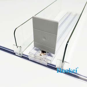 Empujador de resorte en espiral plano, sistema de empuje, divisor de empuje de estante para organizador de botellas de supermercado - Product Image 4