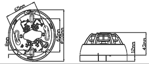 Bán hàng cao a2r Class CE và LPCB phê duyệt thông thường hệ thống báo cháy thông thường kép nhiệt <span class=keywords><strong>Detector</strong></span> - Product Image 2