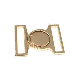 Nickel-free Different Style Swimwear Accessory <strong>Bra</strong> Clasp Metal Front Buckle <strong>Bra</strong> for Bikini Swimwear Closure Buckle
