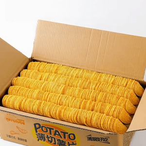 ขนมขบเคี้ยวกรอบอร่อยแปลกใหม่สำหรับเด็ก ขายส่ง ขนาด 33 กรัม 68 กรัม 90 กรัม 104 กรัม 180 กรัม รสชาติหลากหลาย มันฝรั่งทอด - Product Image 1