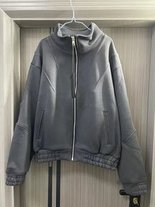 New Style High Street Y2k Clothing Outdoor Sport Warm Coat Men's Winter Hoodies Sweatshirts Zip Men's <strong>Mandarin</strong> <strong>Collar</strong> <strong>Jackets</strong> - Product Image 3