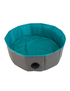 <span class=keywords><strong>Piscina</strong></span> Pieghevole per <span class=keywords><strong>Cani</strong></span> di Taglia Grande in PVC, Materiale Durevole per il Lavaggio dei <span class=keywords><strong>Cani</strong></span>, Grigio e Verde, Certificata CE EN-71 e BSCI - Product Image 2