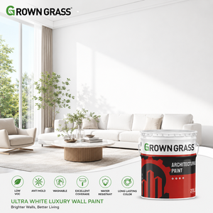 Revêtement mural acrylique liquide GROWN GRASS, imperméable, lavable, antibactérien, excellent pour les murs intérieurs et extérieurs - Product Image 2