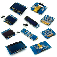 Módulo de Pantalla PMOLED de 1.54 Pulgadas, 128x64 Píxeles, Controlador SSD1309, Interfaz SPI I2C Paralela de 20 Pines para Control Industrial