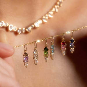 Collar con Colgante <span class=keywords><strong>de</strong></span> Circonia DIY con Piedras <span class=keywords><strong>de</strong></span> Nacimiento Coloridas <span class=keywords><strong>de</strong></span> 12 Meses para el Día <span class=keywords><strong>de</strong></span> San Valentín, Acero Inoxidable con Baño <span class=keywords><strong>de</strong></span> Oro PVD <span class=keywords><strong>de</strong></span> 18k, Joyería Delicada para Regalo - Product Image 5
