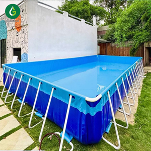 <span class=keywords><strong>Piscina</strong></span> Comercial Grande, Portátil, <span class=keywords><strong>Rectangular</strong></span>, <span class=keywords><strong>de</strong></span> PVC, con Marco <span class=keywords><strong>de</strong></span> Acero, para Parques Acuáticos, con Sistema <span class=keywords><strong>de</strong></span> Filtración - Product Image 4